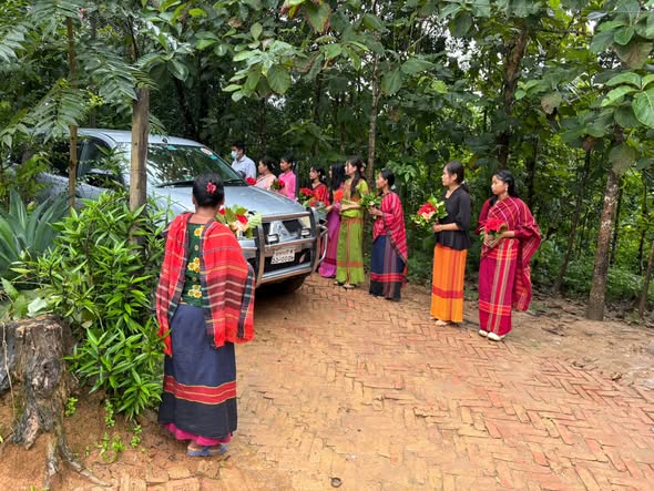 Community engagement during the ADB mission in Haibongchhara